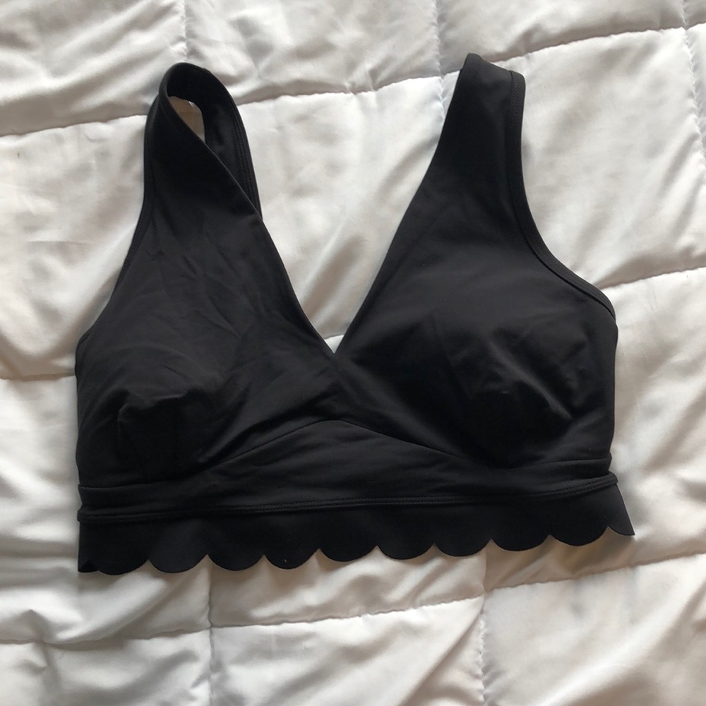 Scalloped Bathing Suit Top